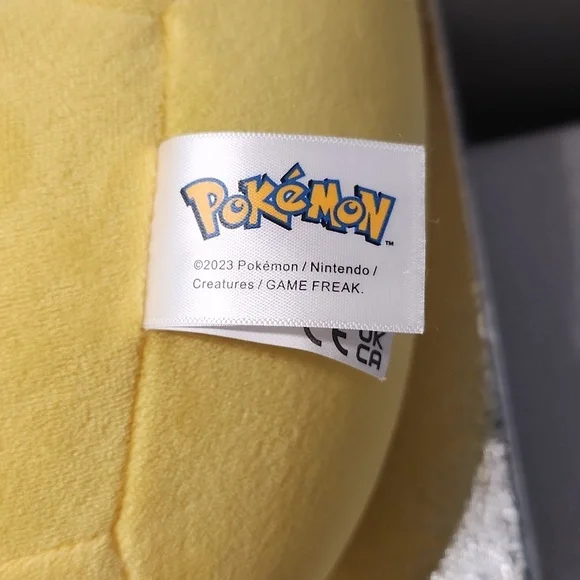 Yellow Pikachu Plush Toy 12x10 - Picture 5 of 6